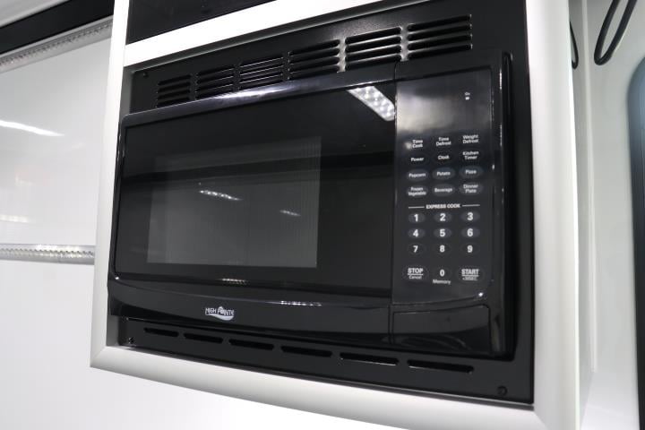 Microwave Integrated Into Cabinets